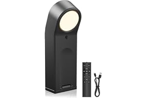 AIFEI Picture Lights for Wall, 4000mAh Rechargeable Battery Operated Picture Light with Remote, Dimmable 3 Color Temps & 8 RG