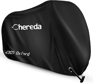 Amazon 自転車カバー サイクルカバー 厚手 防水 4dオックス製生地 厚手 二重縫製 風飛び防止 破れにくい 50 Uvカット 防水 防風 29インチまで子供乗せ自転車対応 収納袋付き Chereda Chereda 自転車カバー