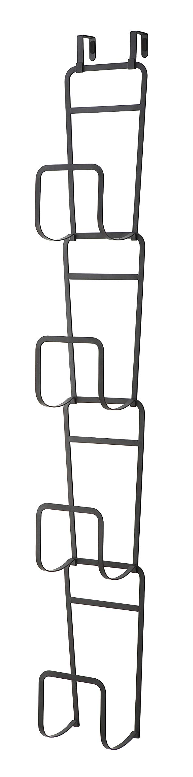 Yamazaki 6509 JOINT Joint Bag Holder (L), black, Steel, Minimalist, 19 x 18 x 113～137 cm