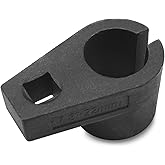 Offset Oxygen Sensor Socket, 3/8-Inch Drive, 7/8-Inch (22mm), Wire Gate Accesses Sensor from Side, Preventing Damage to Wires