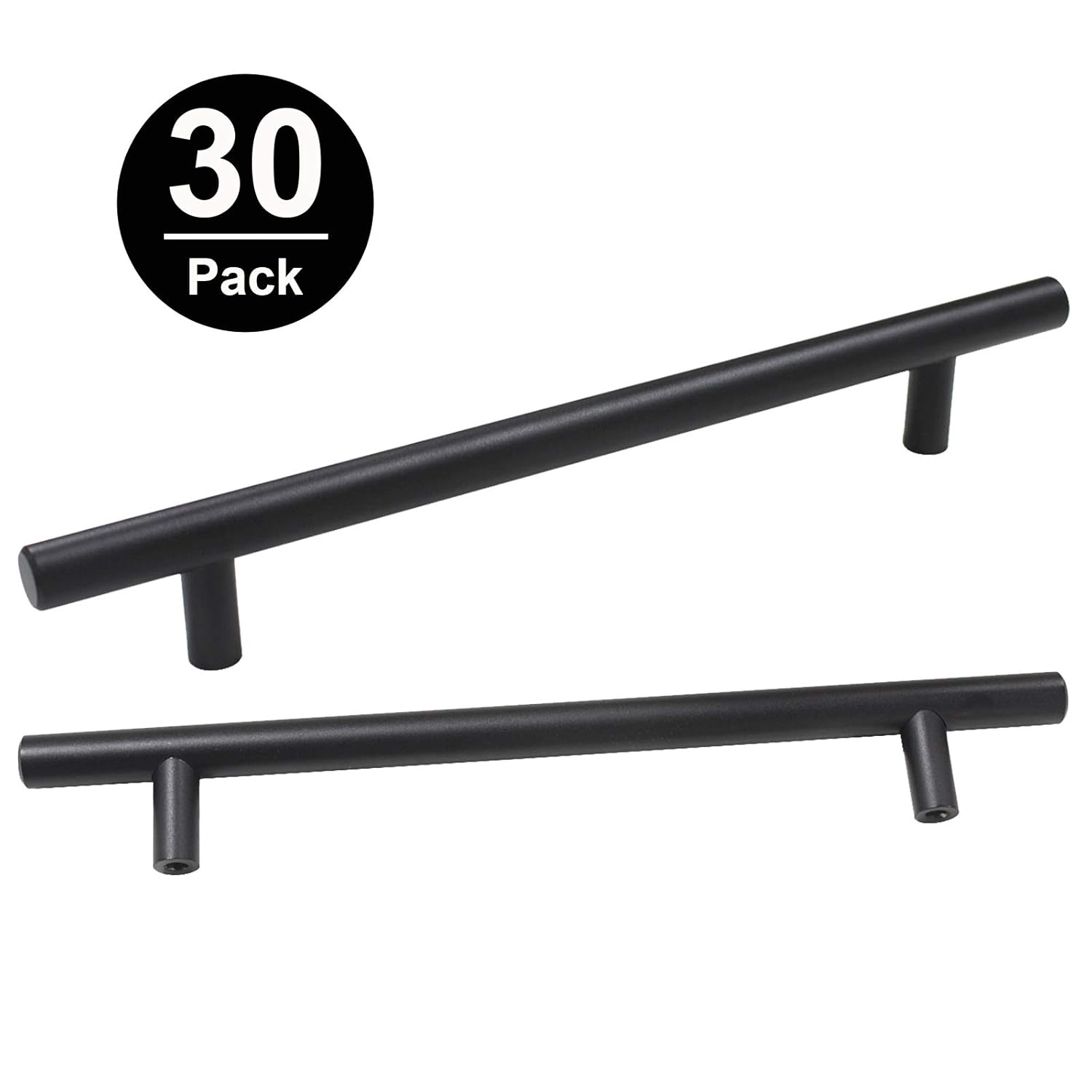 Best round t bar black nickel cabinet pulls