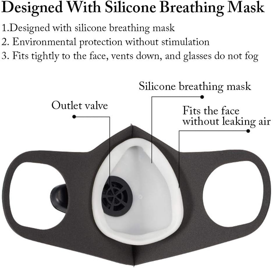 vogueyouth Electric Air M-a-sk.w Washable Face M-a-sk.w Sports Dustproof for Outdoor Sports Gardening Travel Successful