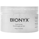 Bionyx Body Scrub - with Sea Salt - Exfoliates &amp; Moisturizes - 12.34 Oz | Get that Polished Skin Feeling - Gently Removes Buildup - Rinses Clean Without Residue - for Women and Men
