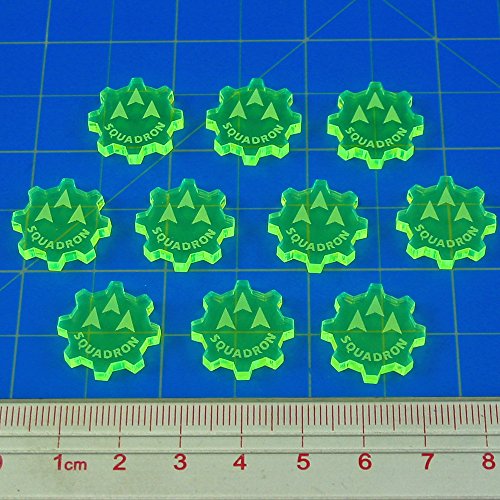 SW: Armada, Squadron Command Tokens, Fluorescent Green (10)