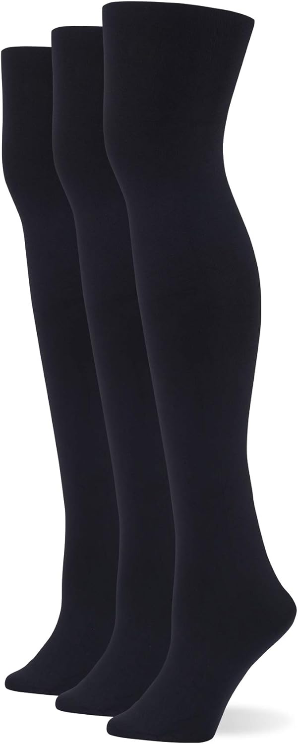 No Nonsense womens Great Shapes Control Top Blackout Shaping Tight, 3 Pair Pack at  Women’s Clothing store