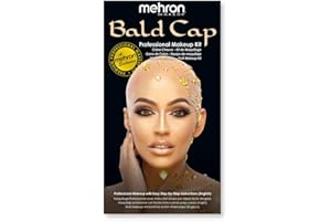 Mehron Makeup Premium Character Kits| Makeup Kits for Halloween & Cosplay| Made in the USA | Complete Kit | Includes Tools & Instructions on How to Create the Look | (Bald Cap)