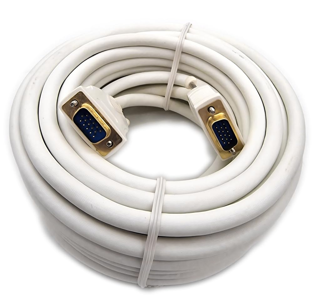 HDIUK 10 Metres White SVGA, Video, Graphice, Display, Monitor Cable