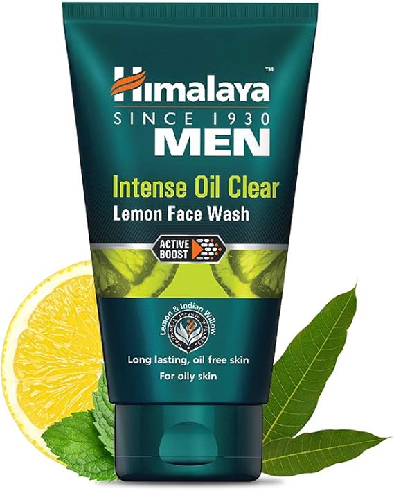 himalaya men lemon face wash