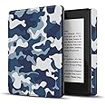 TNP Case for Kindle 10th Generation - Slim & Light Smart Cover Case with Auto Sleep & Wake for Amazon Kindle E-Reader 6" Display, 10th Generation 2019 Release (Camouflage Blue)