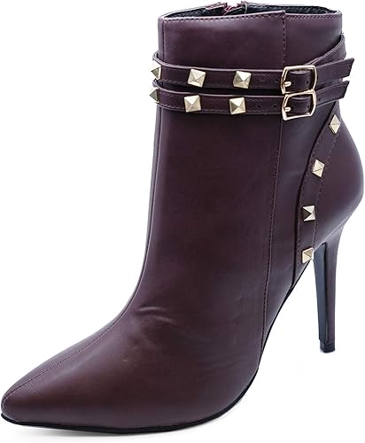 maroon boots ladies