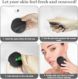 LOPHE Reusable Bamboo Charcoal Makeup Remover Pads 24 Pcs with Mesh Bag view 4