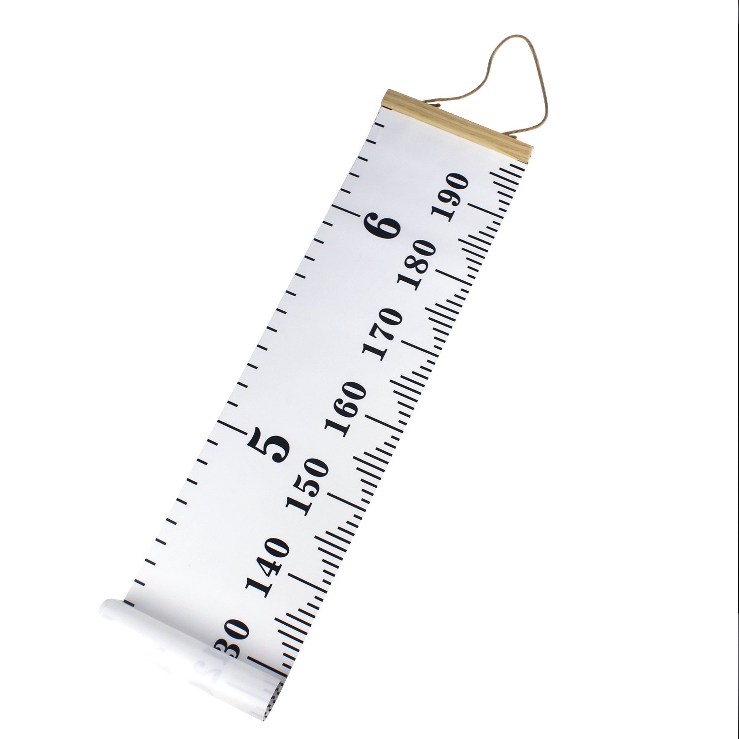 BestMall Baby Growth Chart Canvas Wall Hanging Measuring Rulers for