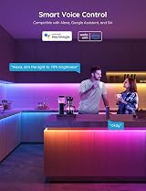 Govee RGBIC LED Strip Light 5m WiFi Alexa Google Assistant Music Sync view 4