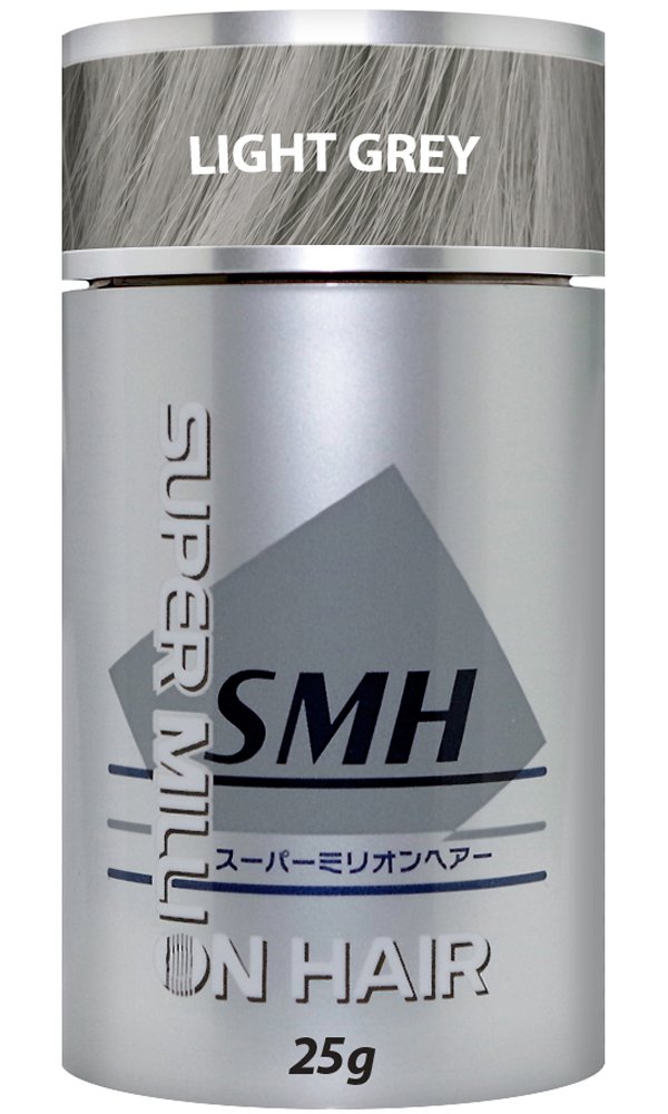 Super Million Hair - 1 x 25g Hair Building Fibres - No.13 Light Grey