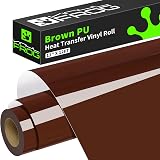 VINYL FROG 12x12ft Brown HTV Vinyl Roll for Iron On Designs view 1