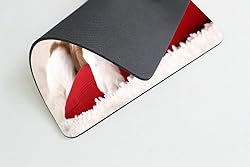 Smooffly Funny Dog Mouse Pad Red, Cute Puppy