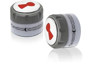 DEEKOOL Upgraded 91538 Lighted Control Knobs Compatible with Weber Summit 400/600 Grills Manufactured 2012 Years and Later, Fit for E-470/670 S-460/470/660/670 etc., 2 Pack