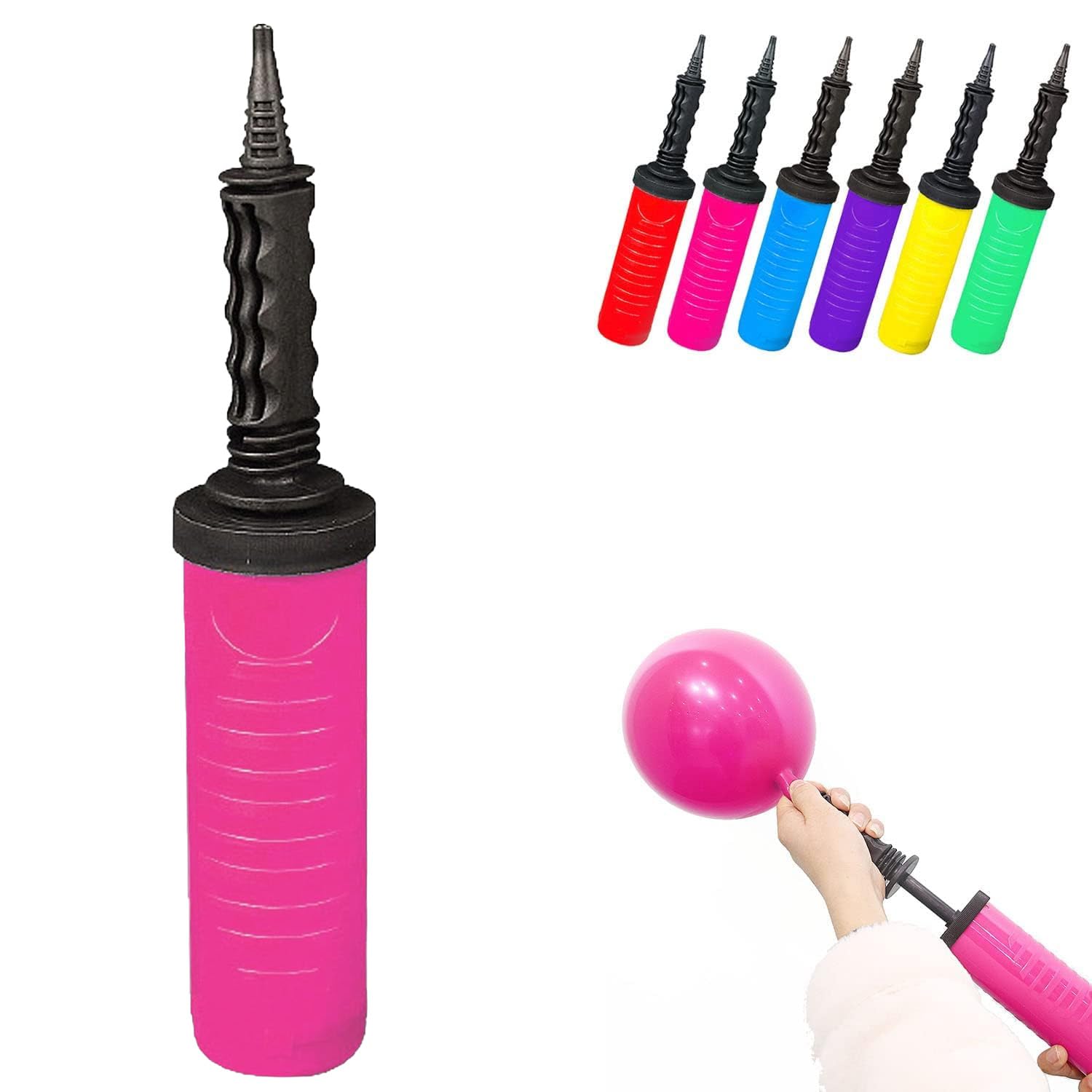 Balloon Pump Hand Manual Inflator, Balloon Manual Pump Blower Pump suitable for Party Decoration Balloons Arch Kit Foil & Confetti Ballon