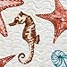 Great Bay Home Twin/Twin XL Coastal Quilt Bedding Set, Summer Coastal Quilt with Sham, Beach 2-Piece Reversible All Season Bedspread Quilt Set. Lightweight Nautical Quilted Coverlet. Multi