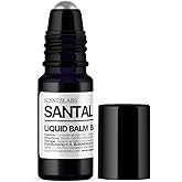 sesneslabs Santal Grass Roll-On, Perfume, Alcohol Free, Olfactive Marker, Niche Scent, Eucalyptus, Papyrus, Cardamom, Sandalwood Essential Oils Blend, Unisex Perfum for Women and Men 10ml/.33 fl Oz