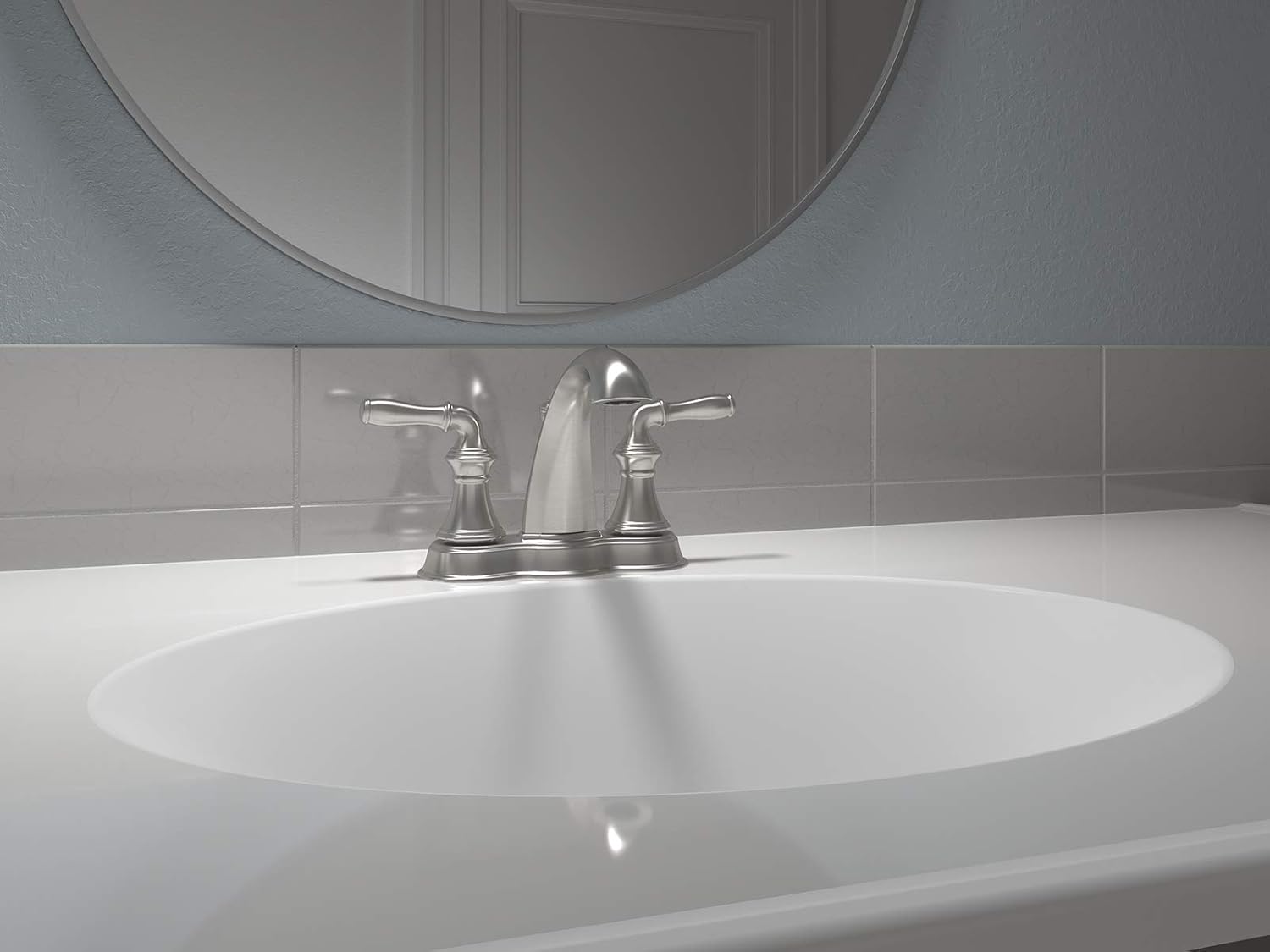 5 13 X 6 38 X 4 75 Inches Kohler K 393 N4 Sn Devonshire Centerset Bathroom Sink Faucet Vibrant Polished Nickel Bathroom Sink Faucets Tools Home Improvement Kalingauniversity Ac In