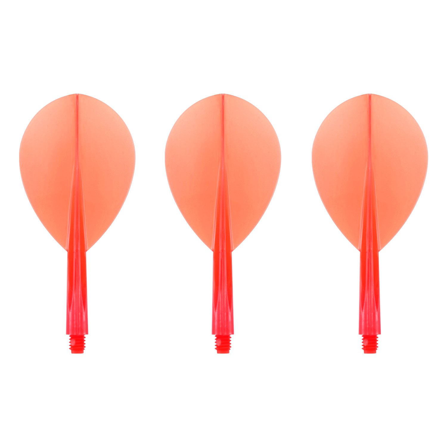 Condor Darts Flight Plain Clear Red Teardrop S