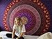 Purple Mandala Tapestry Wall hanging Hippie Tapestry Bohemian Tapestries Psychedelic Tapestry Blanket Bedding Bedspread Dorm Tapestry Bedding (Queen (84 X 85 inches Approx)(214 X 226 cms), Purple) primary