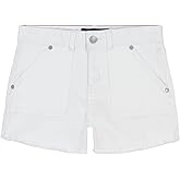 Tommy Hilfiger girls 5-pocket Stretch Denim Shorts, Zipper Fly & Button Closure