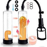 Male Bigger Growth Pump Vacuum Penisen Men's Extended CCA3 | Largement Tool Men with Strong Suction Water Pump Adjustable Man's Home Performance Set Training Tools Trainer