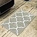 HEBE Microfiber Bathroom Rugs Mats Geometric, Non Slip Absorbent Bath Rugs Floor Mat Machine Washable, 20