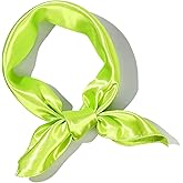 VelureLWJ Satin Head Scarf for Women, Silk-Like Square Hair Wrap for Sleeping, Non-Slip Twill Bandana & Neck Scarf