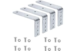 IYUANWH 4PCS Heavy Duty Trailer Fenders Brackets Kit for Boat & Utility Trailers, Galvanized Steel Mount for 8" & 12" Fenders – Marine, Towing, RV Protection​