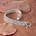 Ross-Simons Sterling Silver Narrow Beaded Byzantine Bracelet