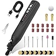 HARDELL Mini Cordless Rotary Tool 4V, 6 Variable Speeds Rotary Tool Kit with 35pcs Accessories, 2000mAh Rechargeable Power Rotary Tools, for Carving, Sanding, Engraving, Grinding, Cutting