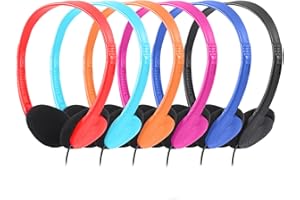 CN-Outlet Kids Headphones Bulk 12 Pack Multi Colors for School Classroom Students Teens Children Gift and Adult (12 Mixed)