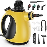 Pozoera Handheld Steam Cleaner for Home - Pressurized Handheld Steamer for Cleaning with High Pressure, Chemical-Free Multi-P