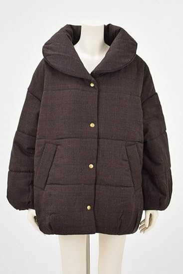 Amazon Co Jp リベットアンドサージ Rivet Surge グレンチェック中綿ブルゾン 服 ファッション小物