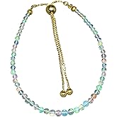 OdrillionGems Gemstones Bolo Bracelet, Faceted Beads, Healing Crystals, 925 Sterling Silver, Birthstone, Handmade, Adjustable Slider, Wedding, Valentine Gift, Women Jewelry