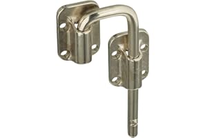 National Hardware N238-972 V800 Sliding Door Latch in Nickel