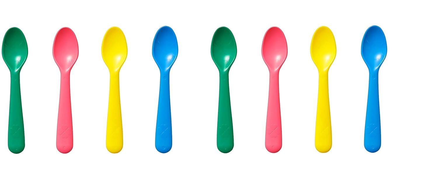 Buy 8 Pieces of IKEA Kalas Spoon (Mixed Colours) Online at Low Prices