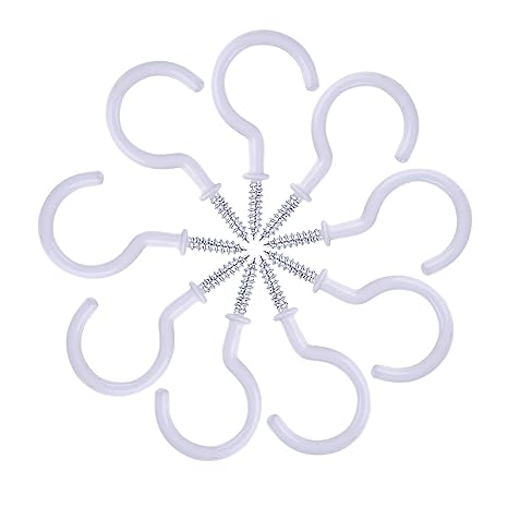 Amazon Com Bronagrand 12pcs 2 Inches Screw In Ceiling Hooks Cup