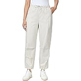 kensie Jeans for Women High-Rise Cargo Drawstring Parachute 27.5-Inch Inseam, Sizes 0-14
