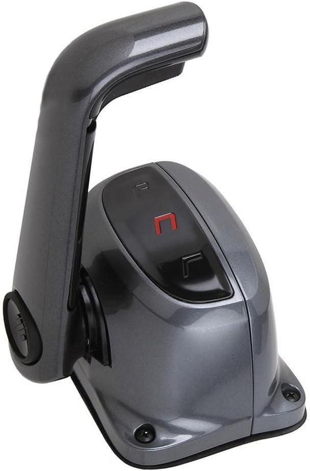 Uflex USA Uflex&nbsp; Single Lever Top Mount Control w/Neutral Lock &amp; Trim Switch - Black