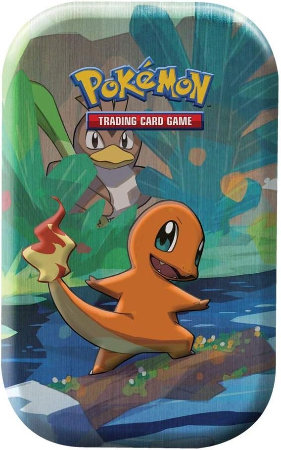 Lively Moments Naipes de Pokemon Mini Caja de Lata Glumanda ...