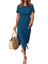 ANRABESS Women's 2025 Summer Maxi Tshirt Dress