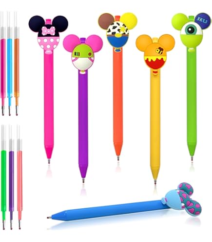 Amazon.com : Disney Mickey Mouse Pen 2pc set (Red, Blue