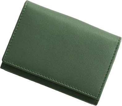 Amazon Mieno 父の日 プレゼント 人気商品 牛革 名刺入れ カードケース メンズ 本革 レザー グリーン Mieno 名刺入れ