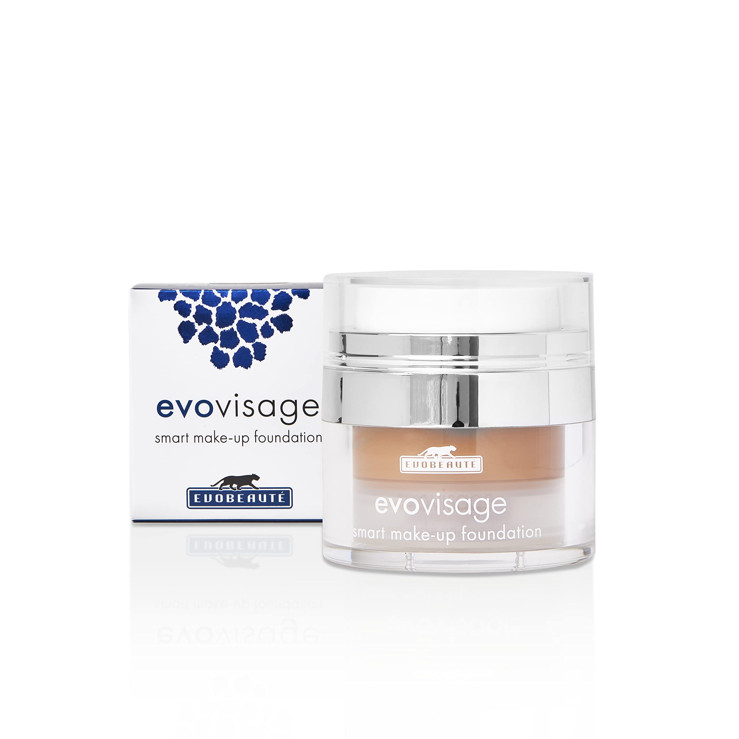 EVOBEAUTÉ evovisage Smart Make-Up Foundation "Natural" 15 ml I Make Up Foundation Liquid for a Radiant Complexion I Long-Lasting Primer