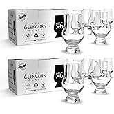 The WEE Glencairn Crystal Whisky Glass Set of 12 - Mini Size 3.34in, 85mm Whiskey Tasting Glass