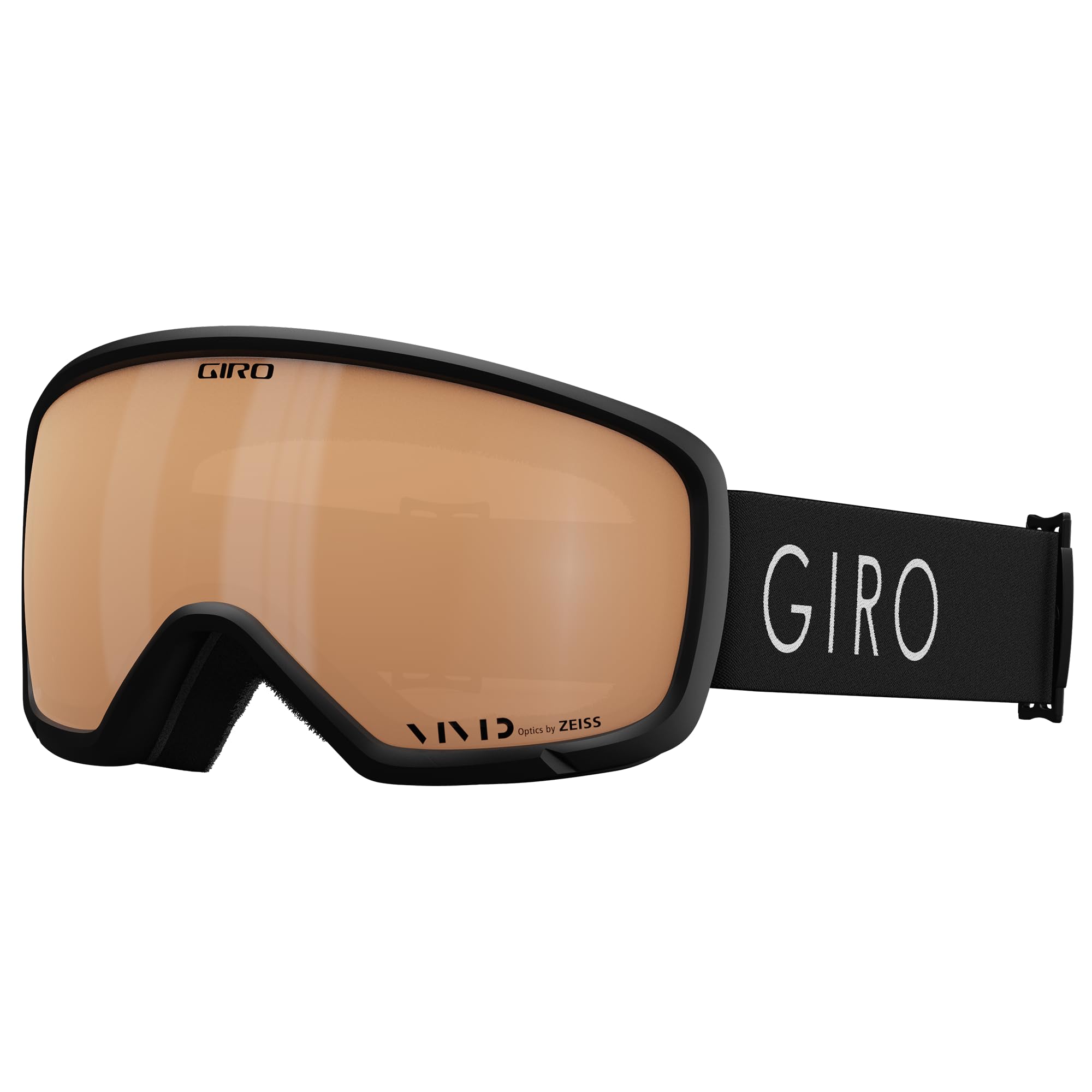 Giro Millie Womens Snow Goggles - Black Core Light - Vivid Copper Lens - Medium Frame